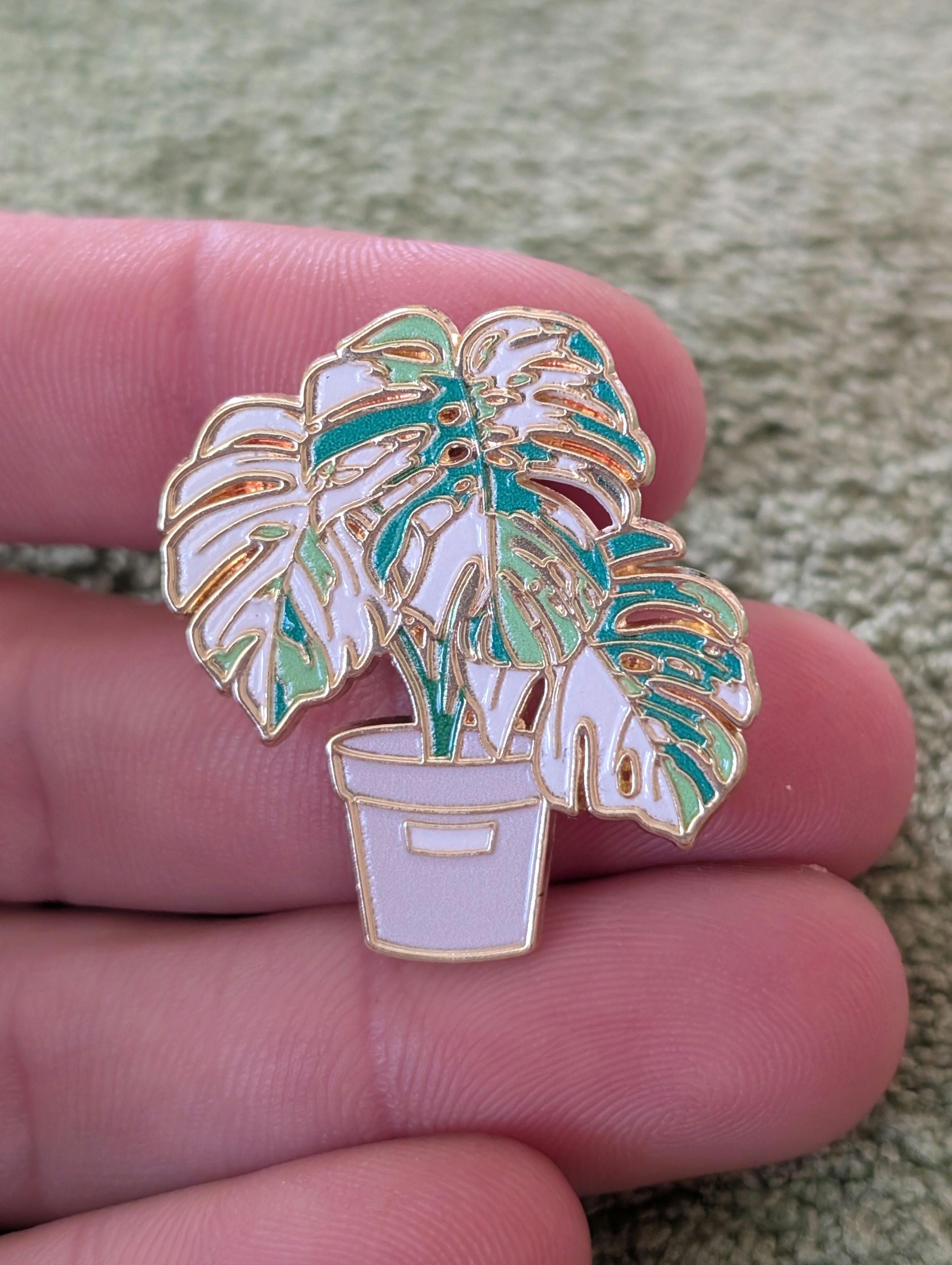 Luxe Leaves Enamel Pins image 0