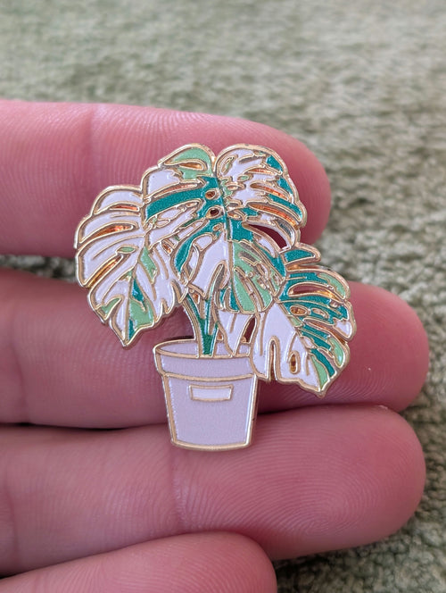 Luxe Leaves Enamel Pins image 0