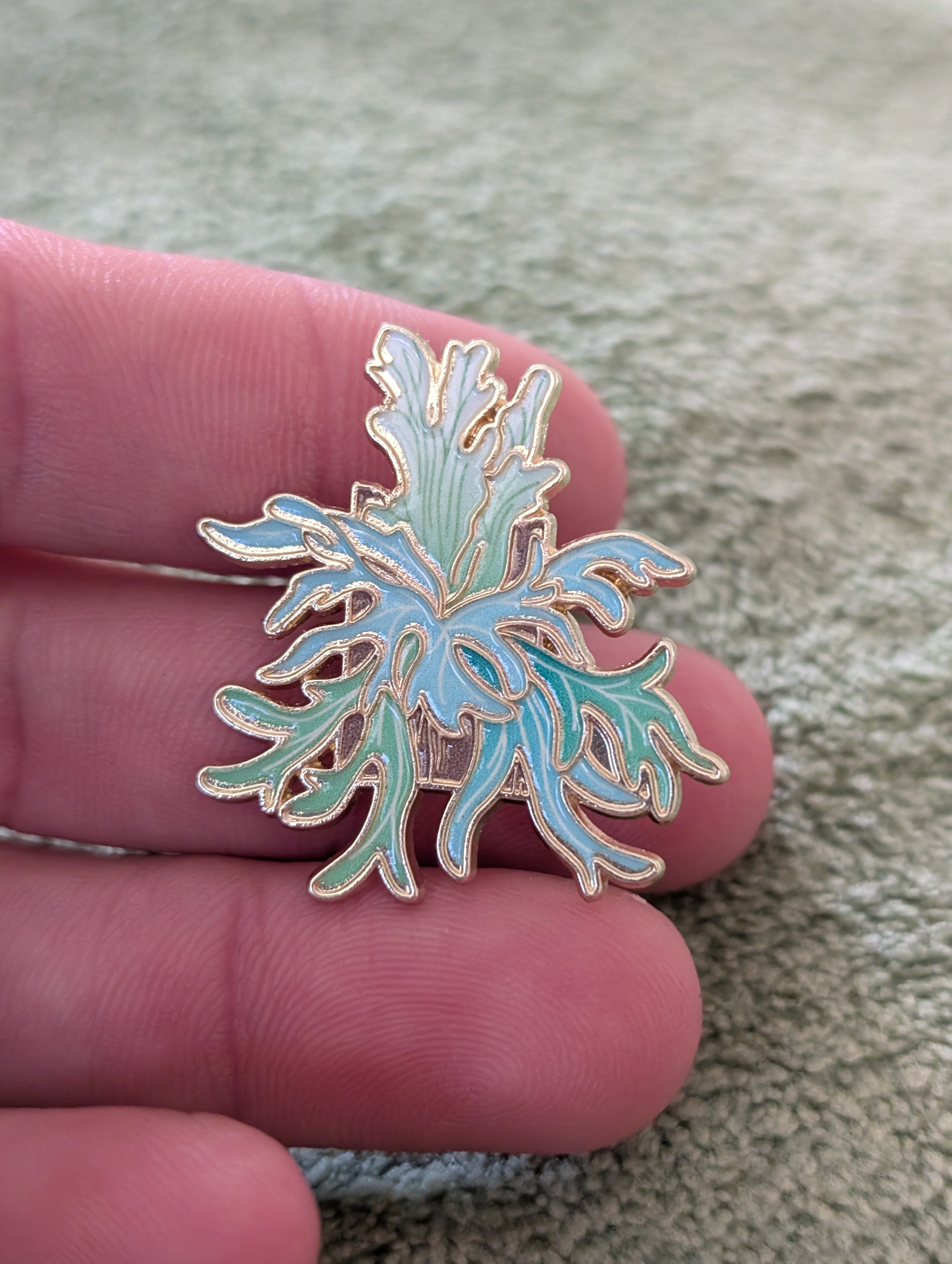 Luxe Leaves Enamel Pins image 6