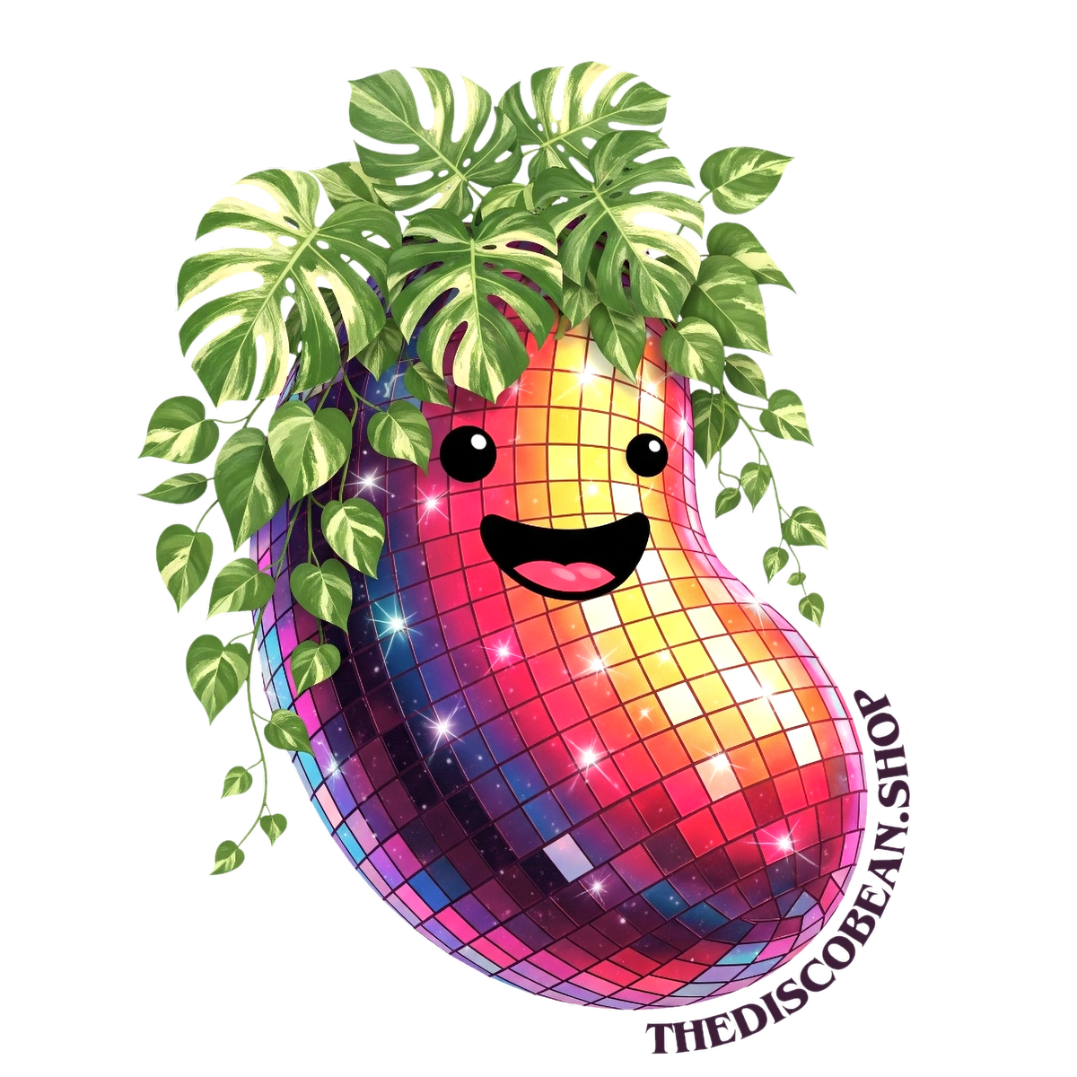 The Real Disco Bean Branded Clear Background (1) (1).png