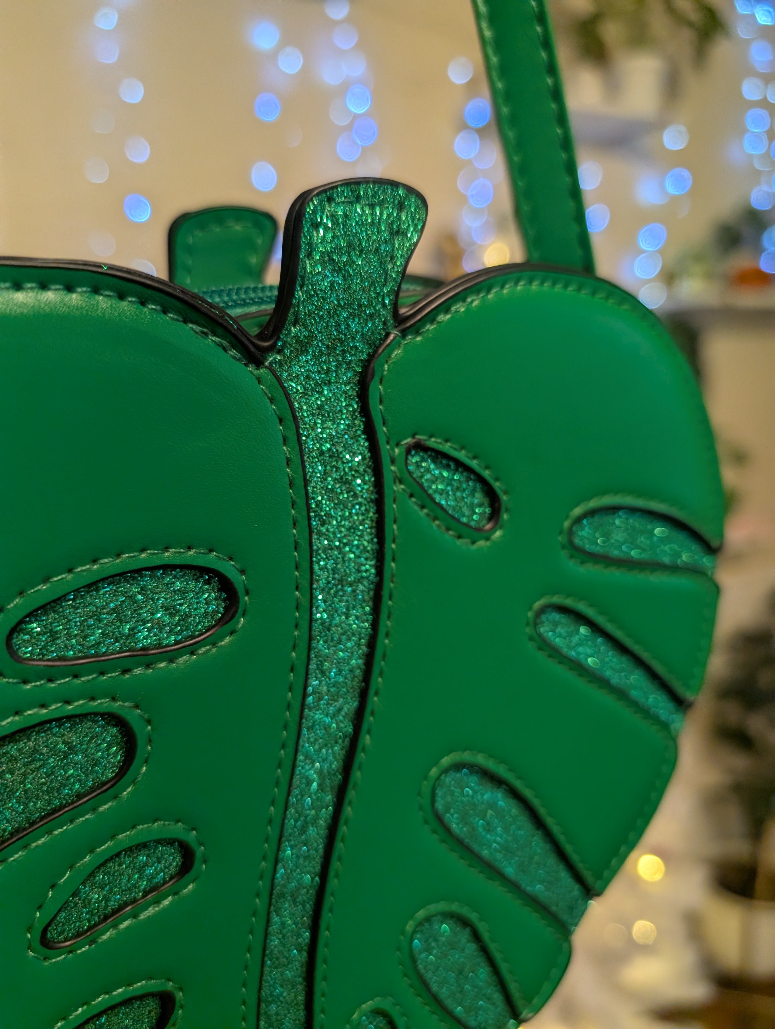 Monstera Leaf Sparkle Purse ✨ image 10