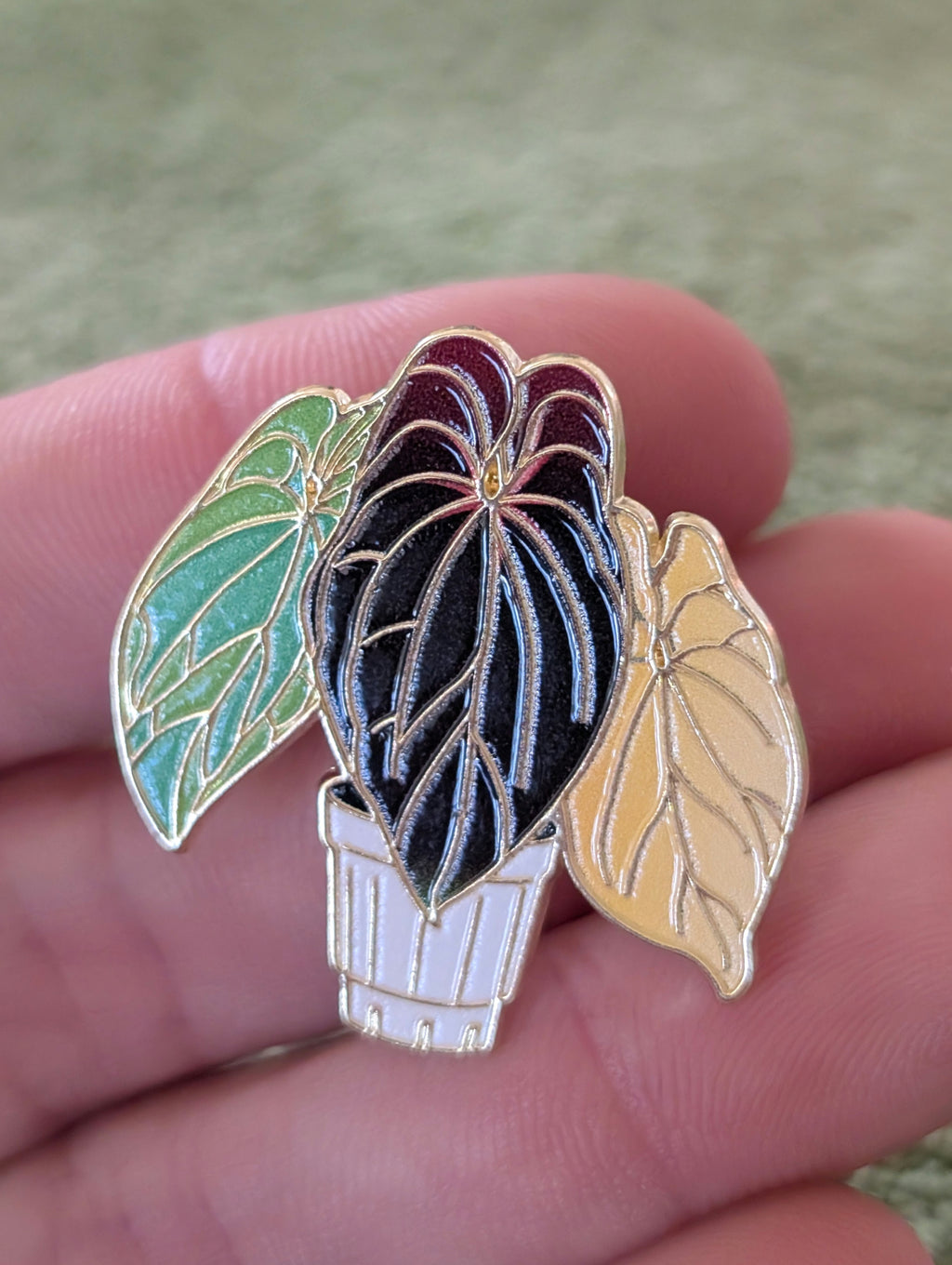 Luxe Leaves Enamel Pins image 3